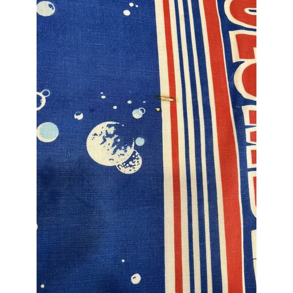 Columbia Space Shuttle NASA Sears 4 Pc Set 2 Drapes, Twin Flat Sheet, Valance - Picture 3 of 11